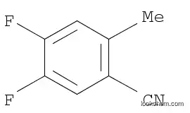 Molecular Structure of 1003708-82-4 (4,5-Difluoro-2-methylbenzonitrile)